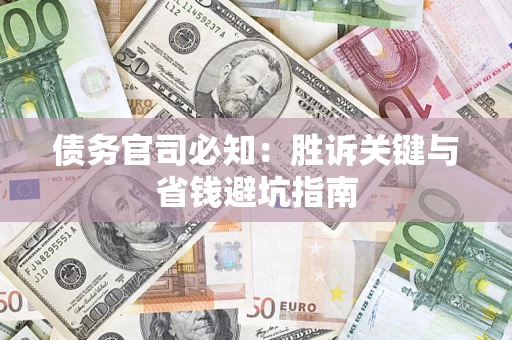 武汉债务官司必知：胜诉关键与省钱避坑指南